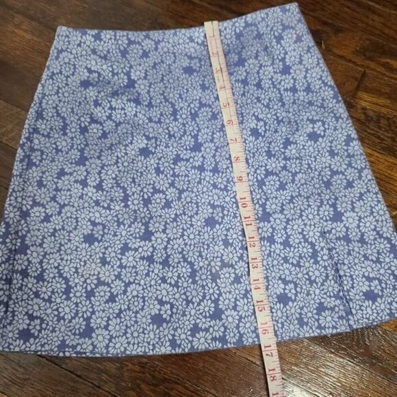 Vintage 90s Y2K Daisy Dainty Floral Print Mini Skirt XS S - Picture 9 of 10